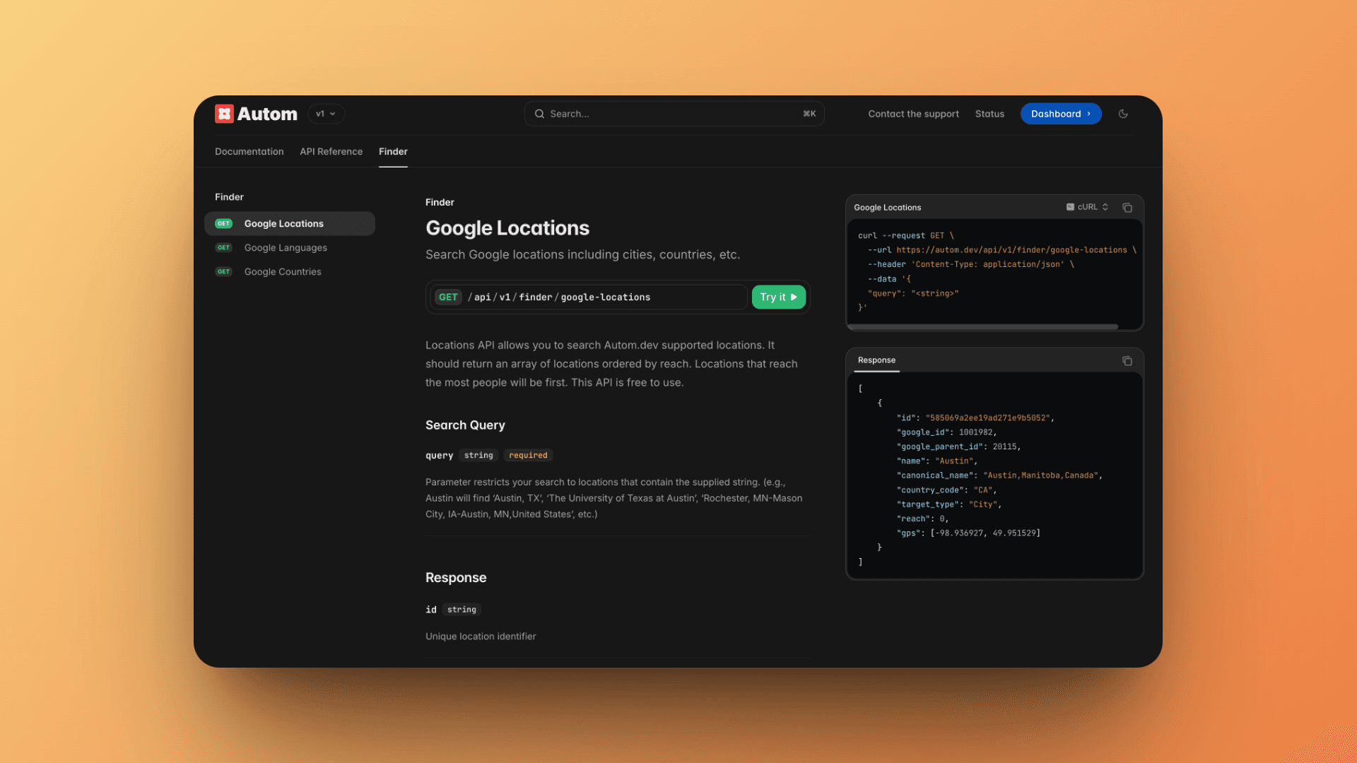 Additional tools like Google Locations finder
