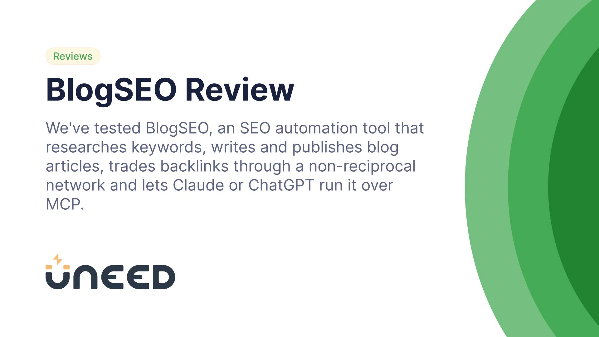 BlogSEO Review - SEO Automation That Writes, Benchmarks and Builds Links