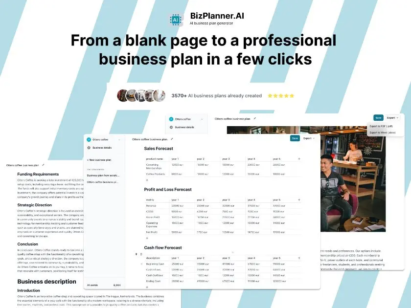 BizPlanner AI screenshot 2