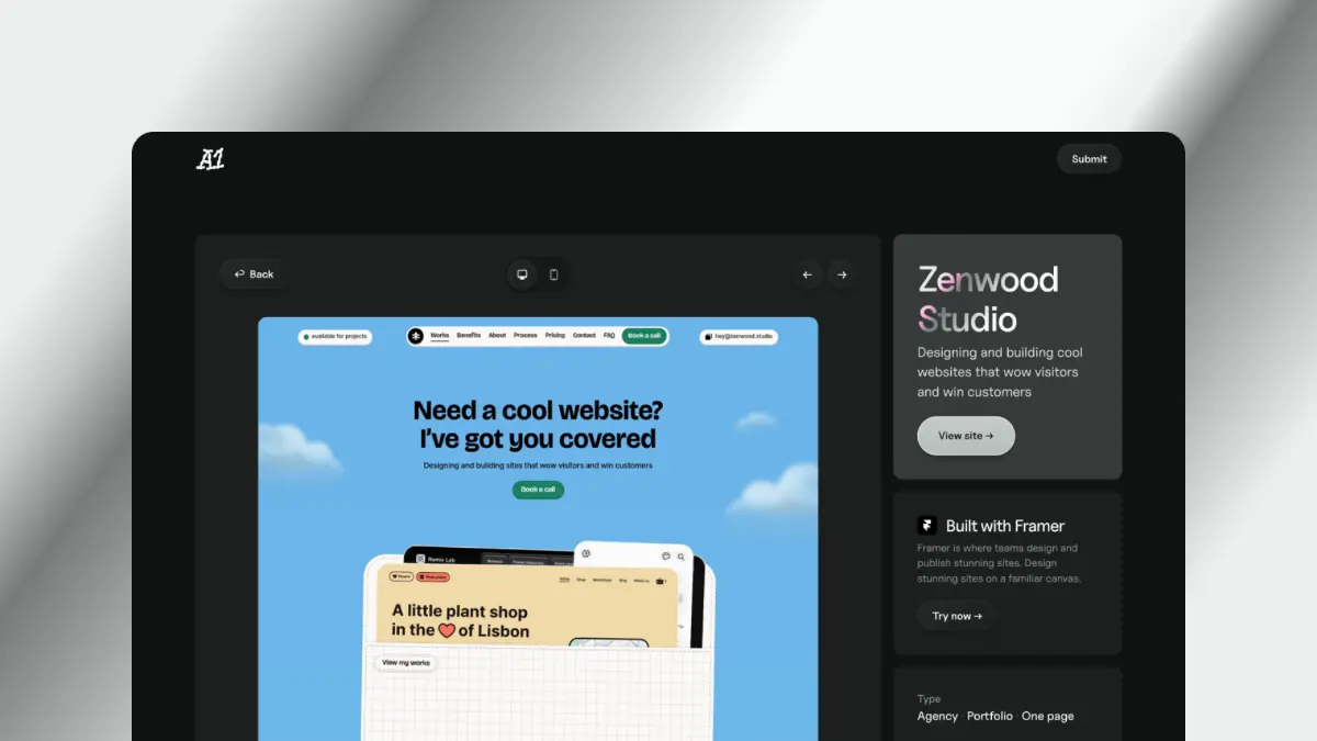 A1 screenshot 2