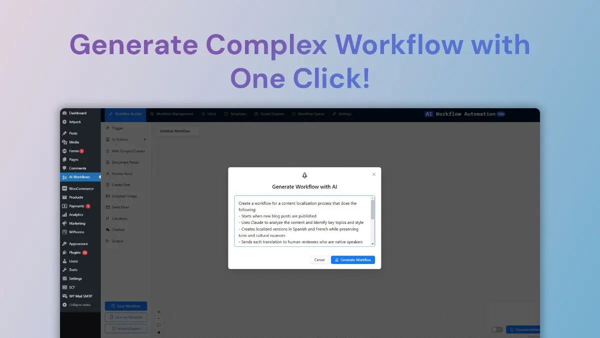 AI Workflow Automation screenshot 2