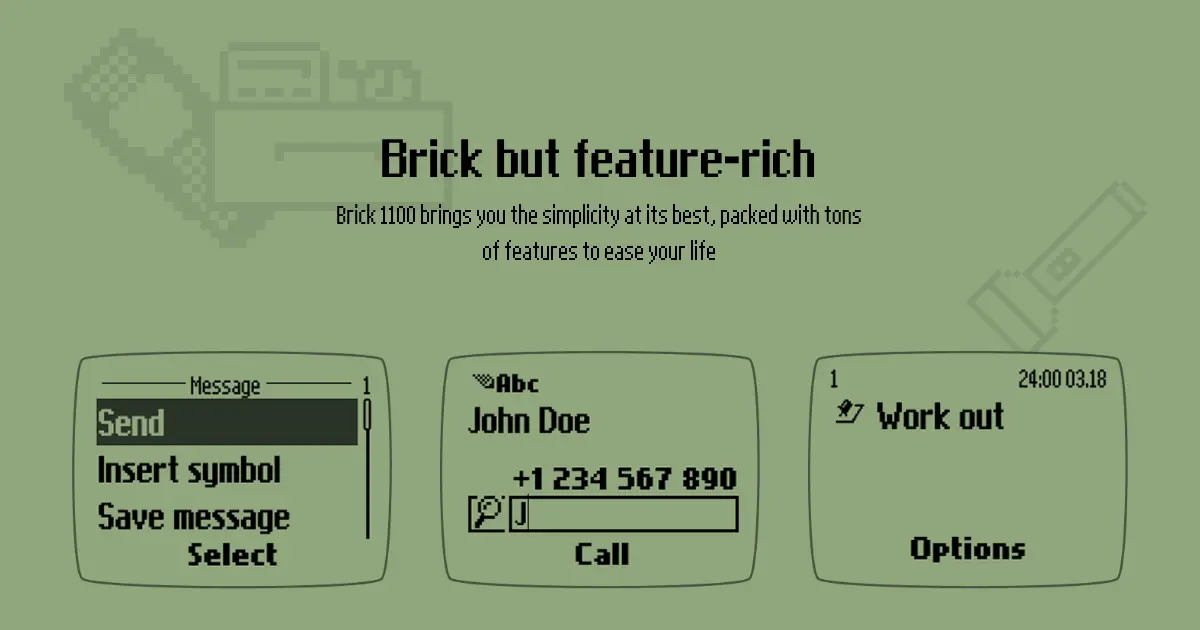 Brick 1100 screenshot 2