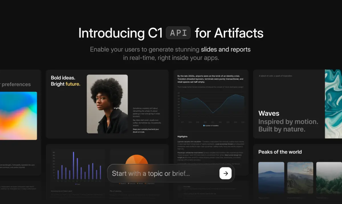 C1 Artifacts API screenshot 2