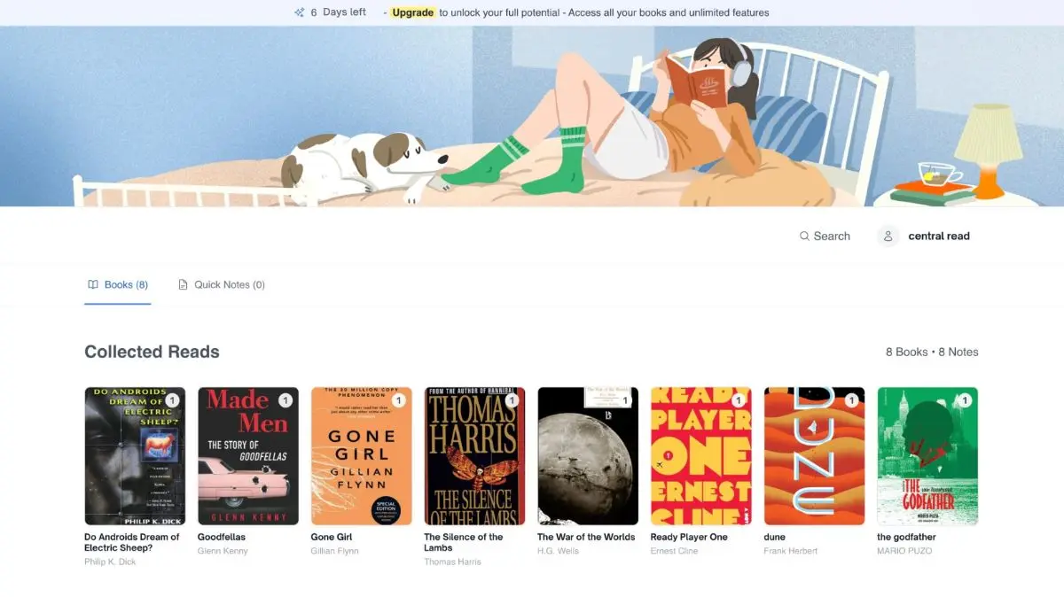 CentralRead screenshot 2
