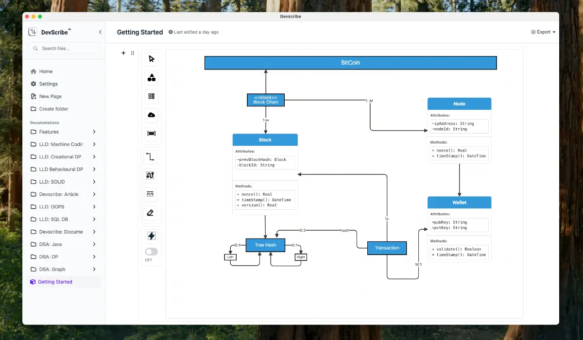 DevScribe screenshot 2