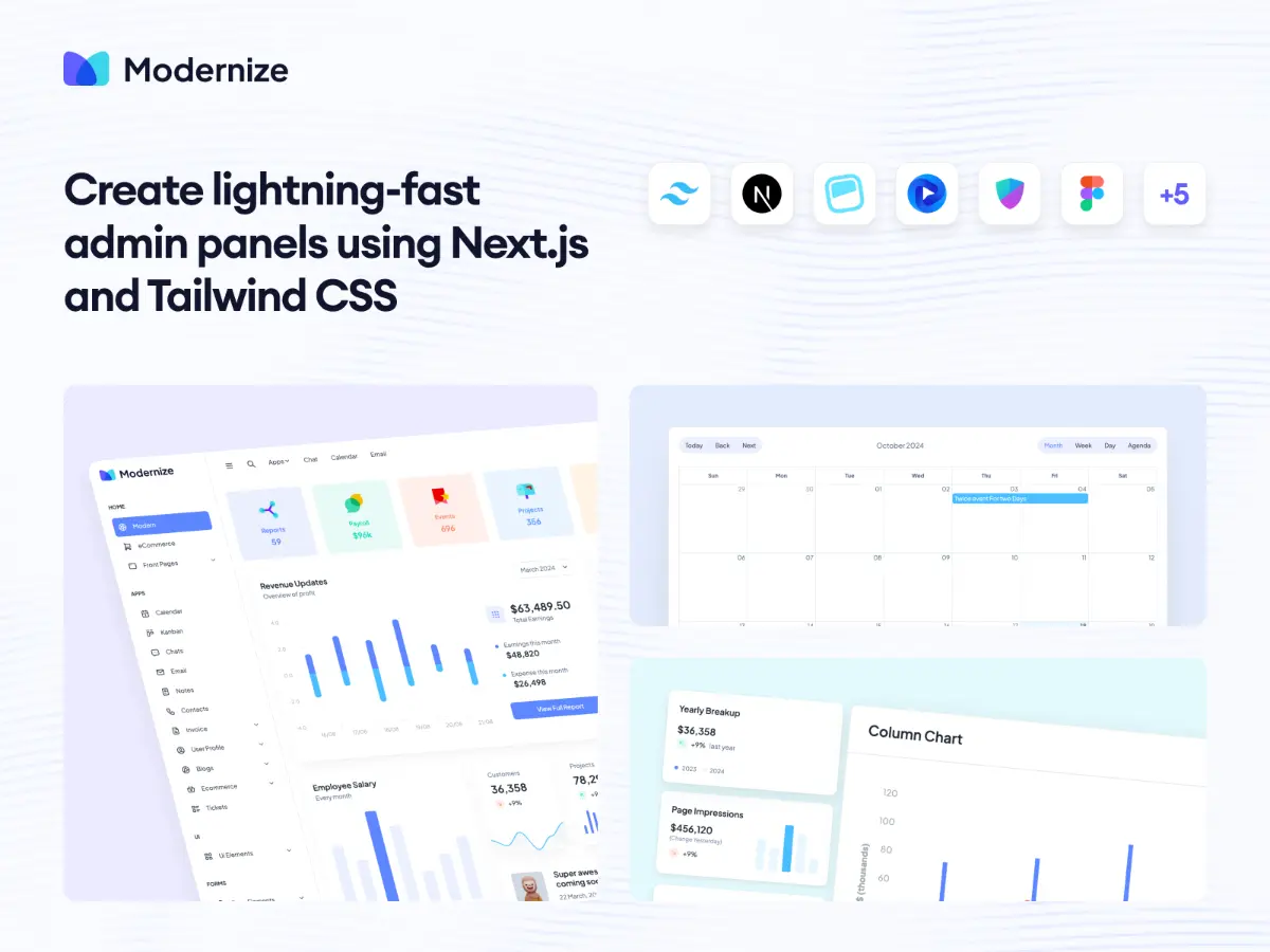 Flowbite Dashboard screenshot 3