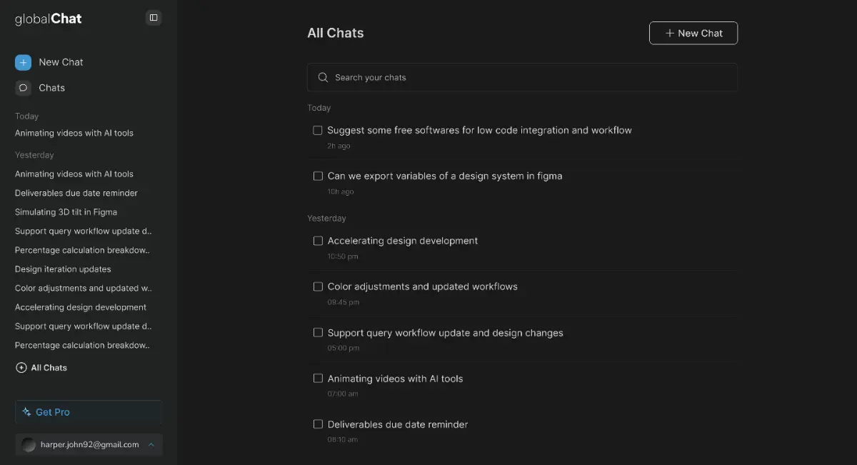globalChat screenshot 3