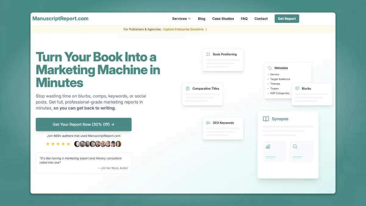 ManuscriptReport screenshot 1