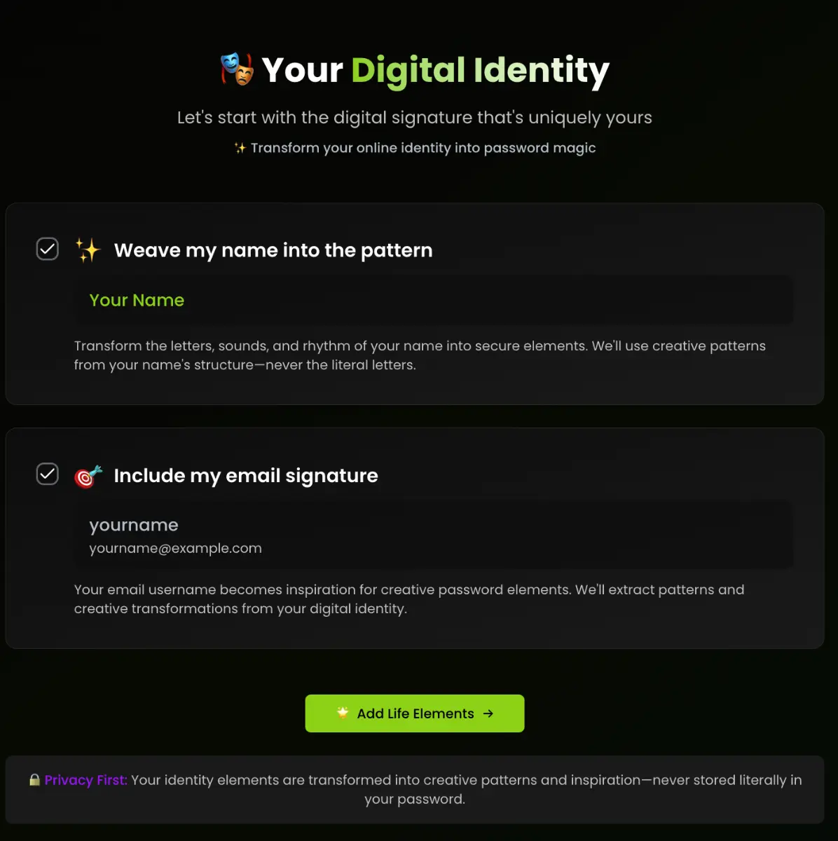 Passmuse screenshot 2