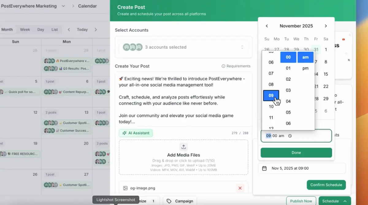 PostEverywhere screenshot 2