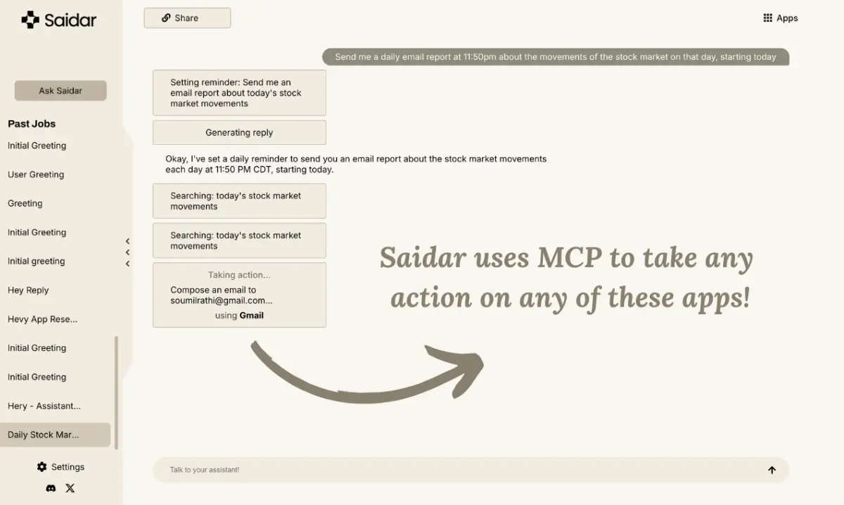 Saidar screenshot 4