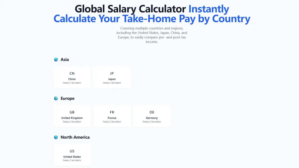 Salary Calculator screenshot 1