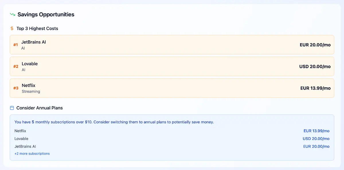 SeeSubs screenshot 2