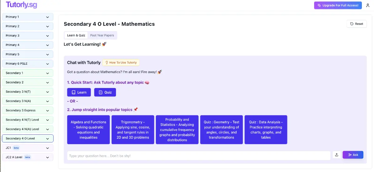 Tutorly.sg screenshot 2