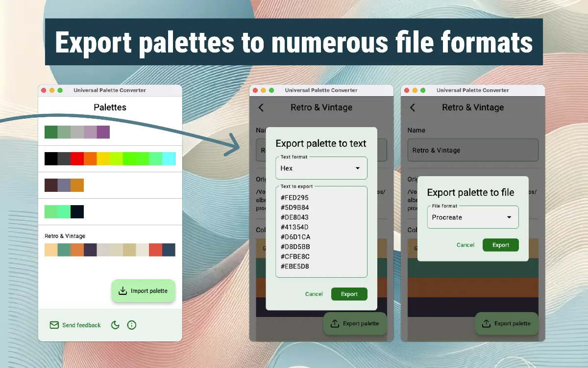 Universal Palette Converter screenshot 2