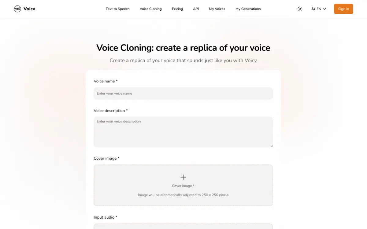 Voicv screenshot 2
