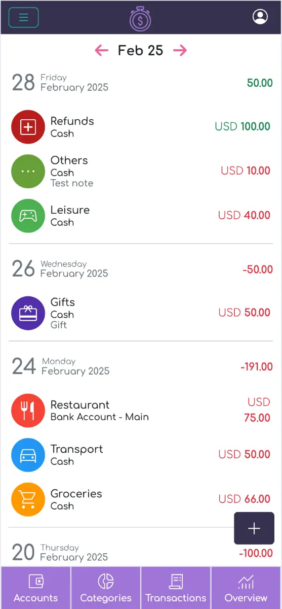 WhizBudget screenshot 2
