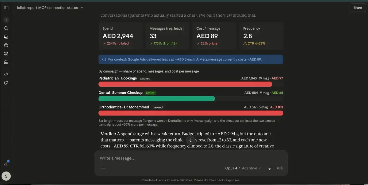 1Click Report screenshot 3