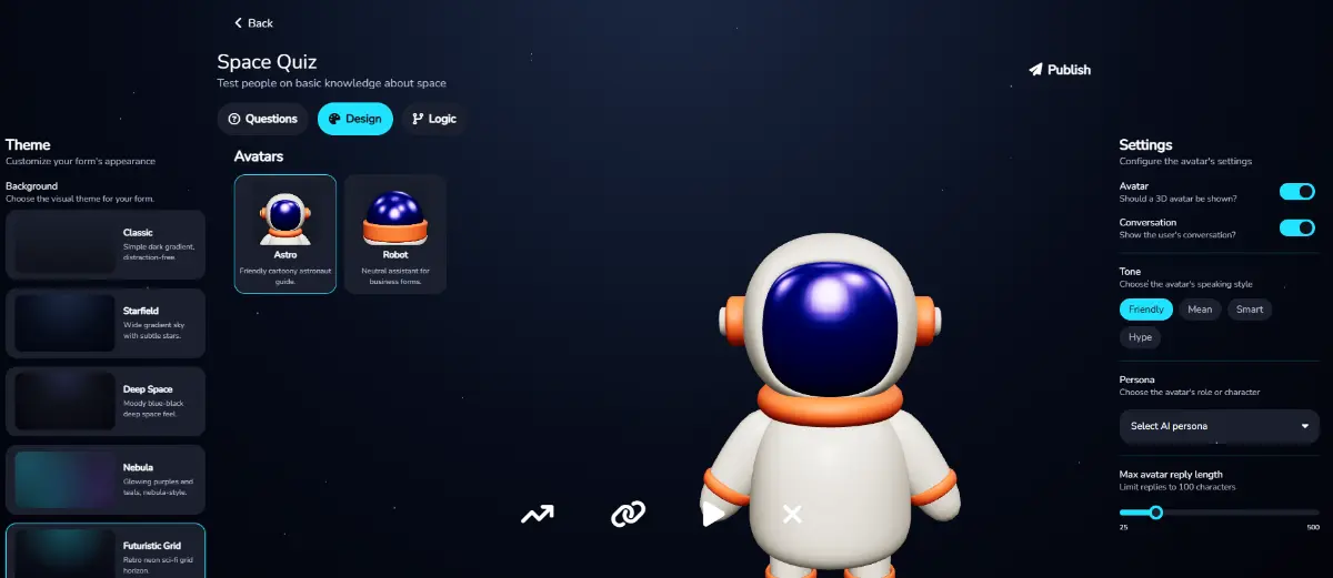 AstroForms screenshot 2