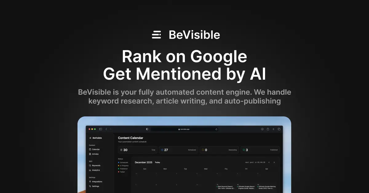 BeVisible screenshot 1