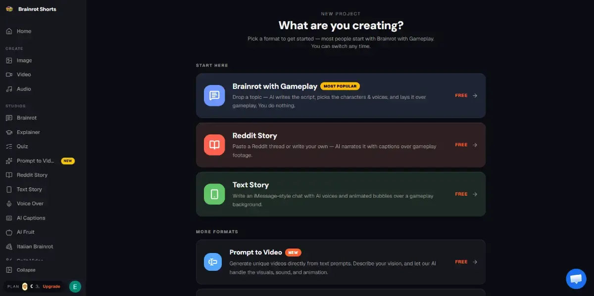 Brainrotshorts screenshot 2