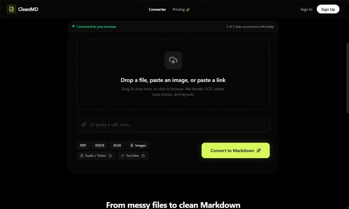 CleanMD screenshot 2