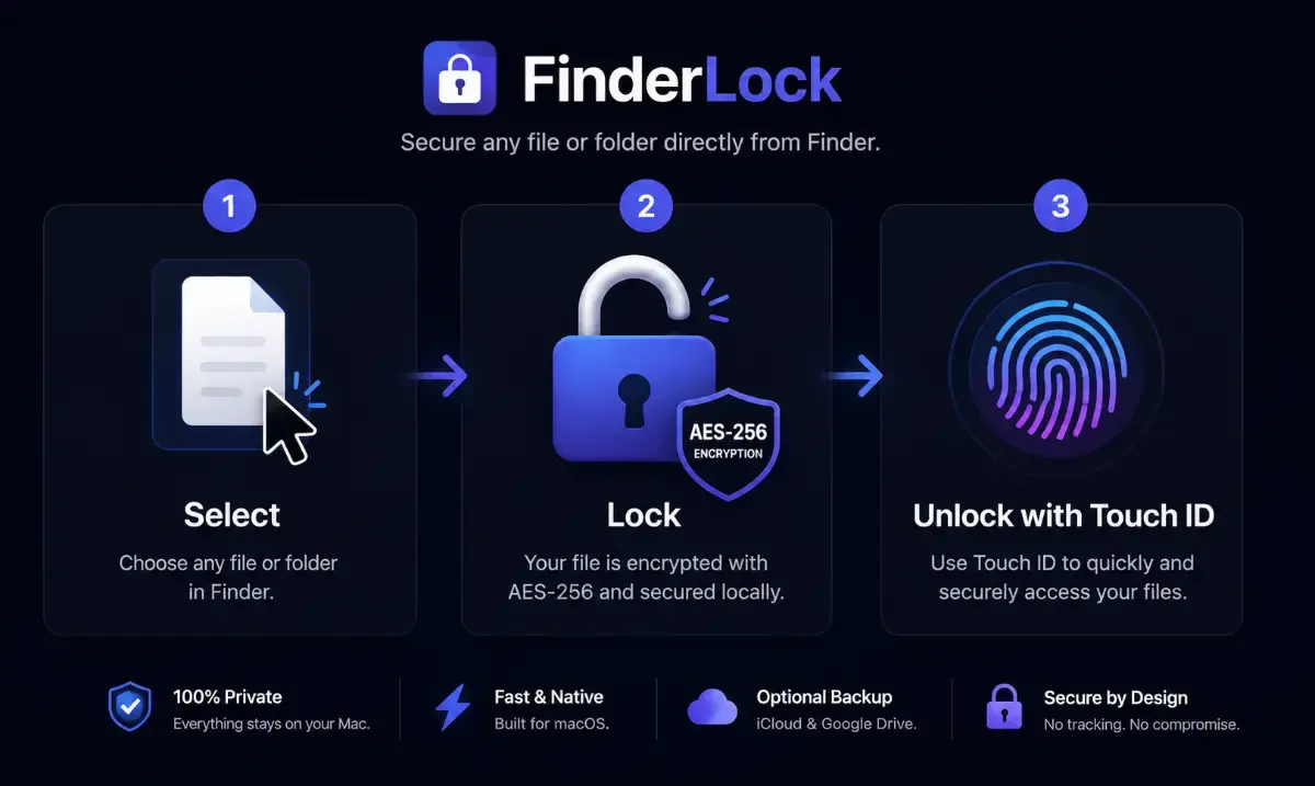 Finderlock screenshot 3