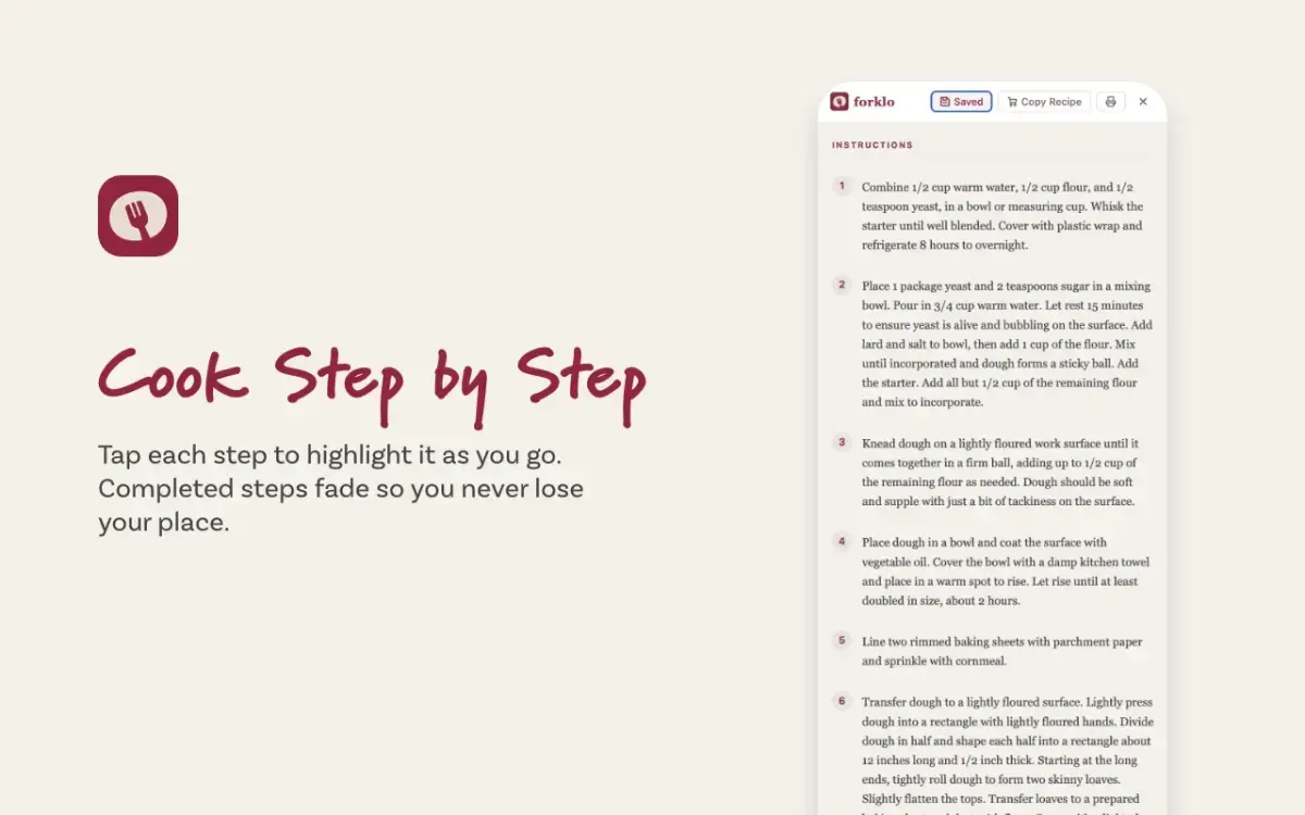 Forklo — Just the Recipe screenshot 3
