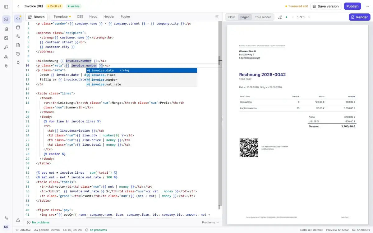 Formfeed screenshot 2