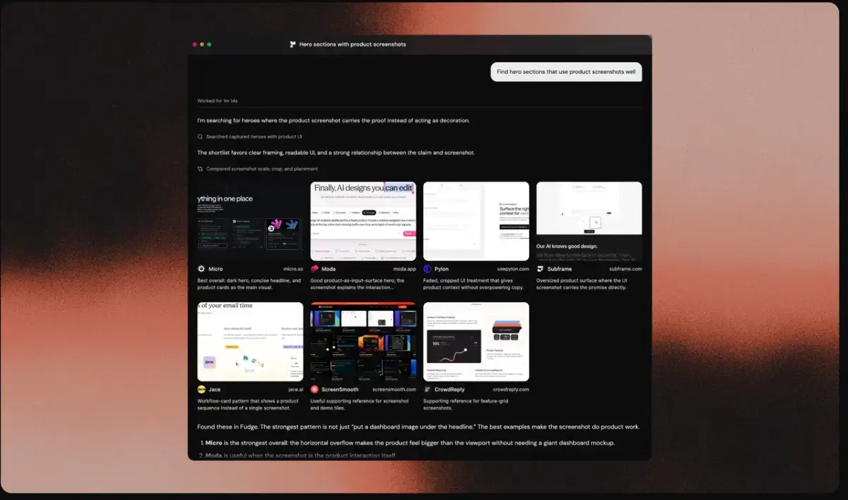 Fudge Design MCP screenshot 2