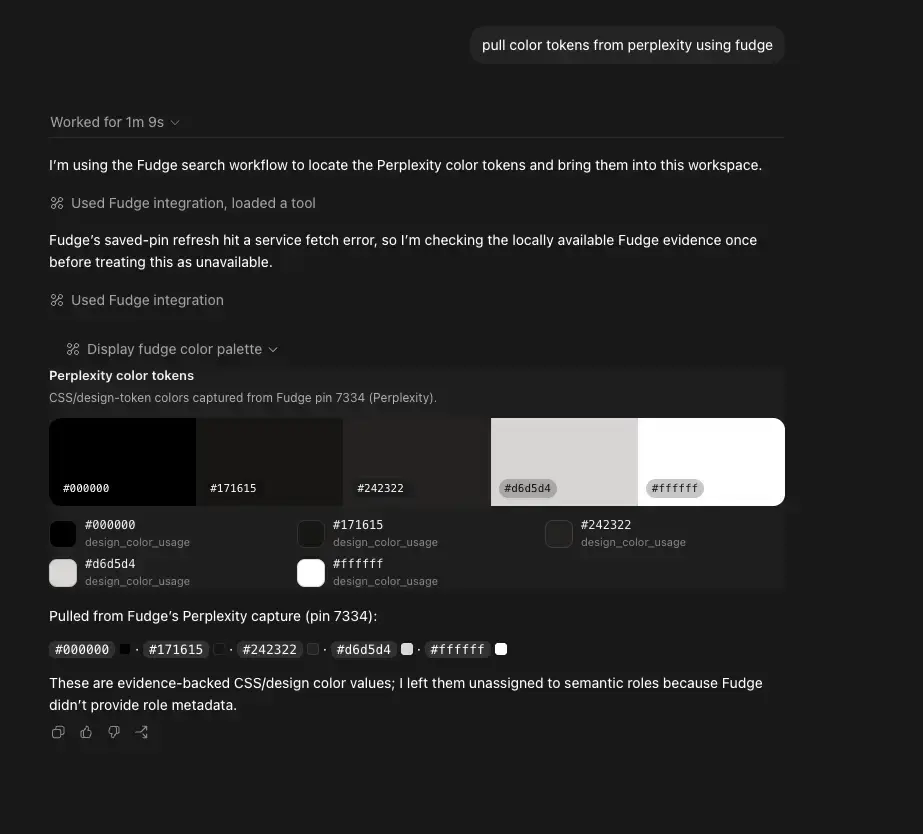 Fudge Design MCP screenshot 4