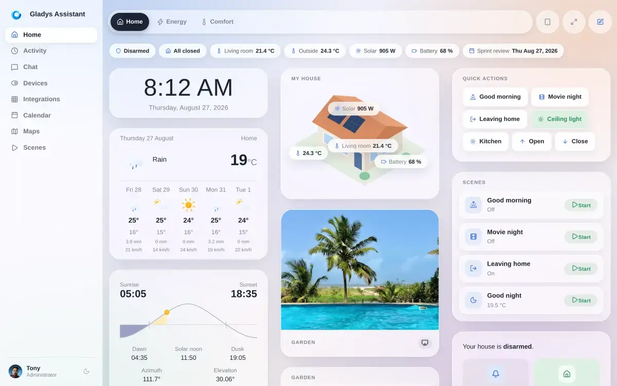 Gladys Assistant screenshot 2
