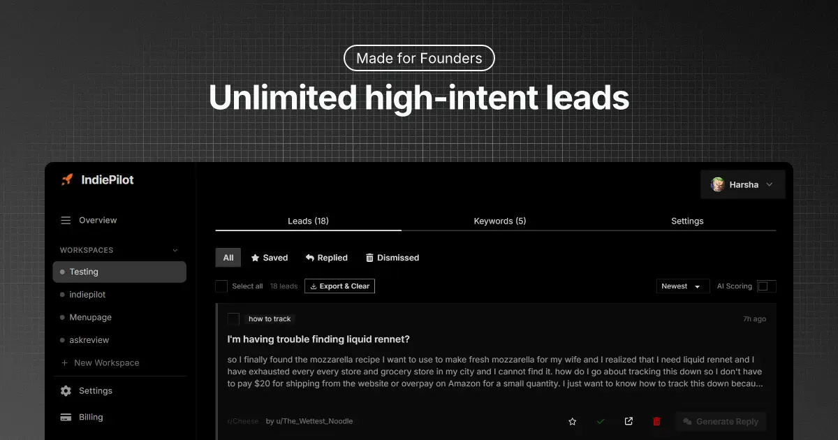 IndiePilot screenshot 2