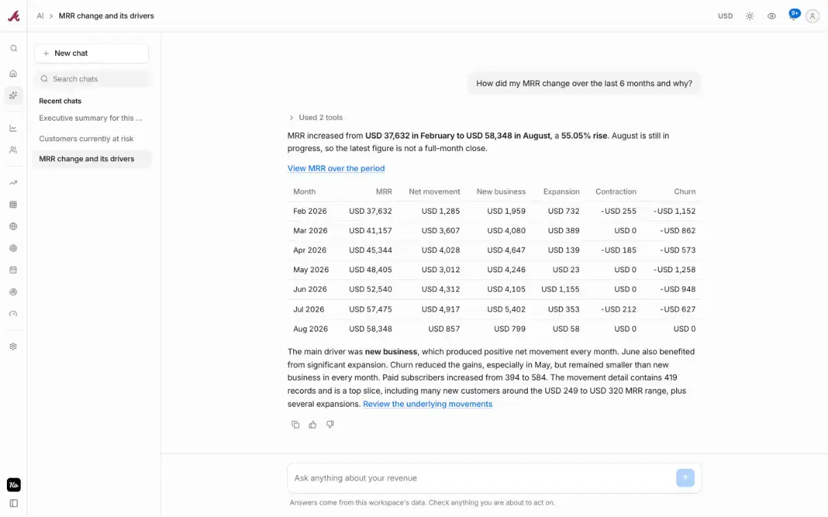 Kometrics screenshot 2