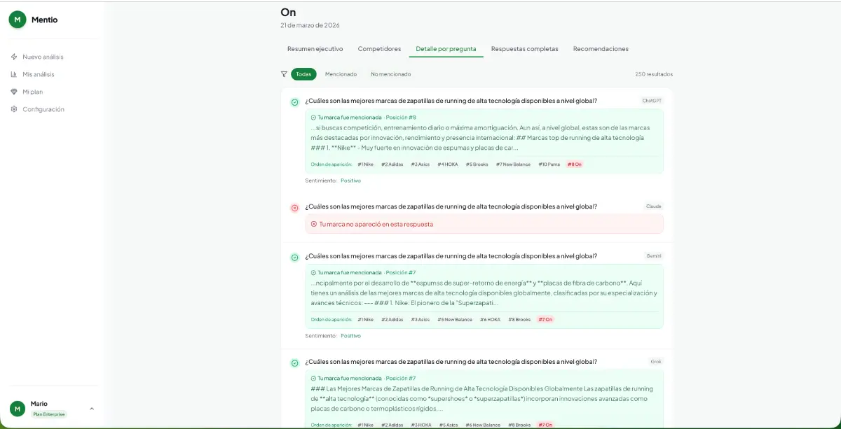 Mentio screenshot 2