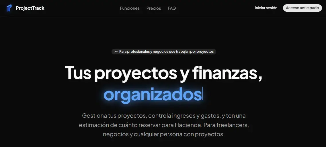 ProjectTrack screenshot 2