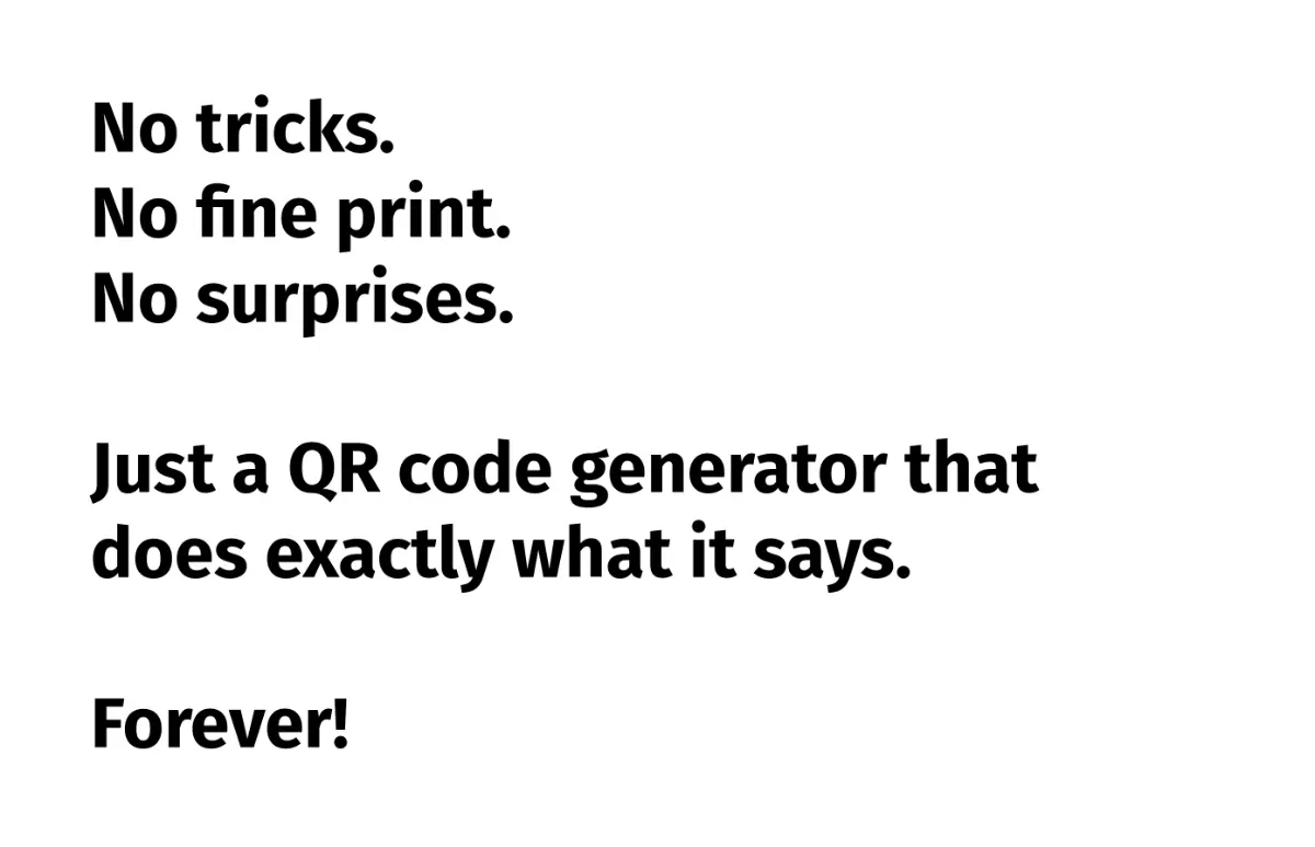 Really Free QR Code Generator screenshot 3