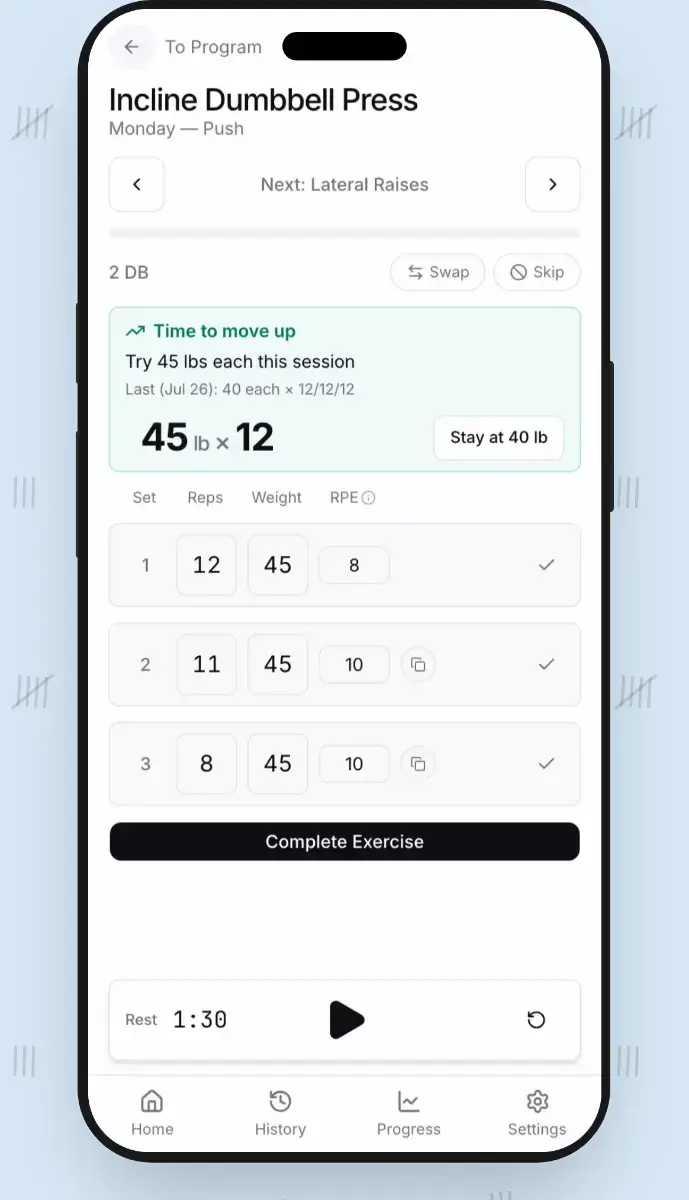 RepSheet screenshot 4