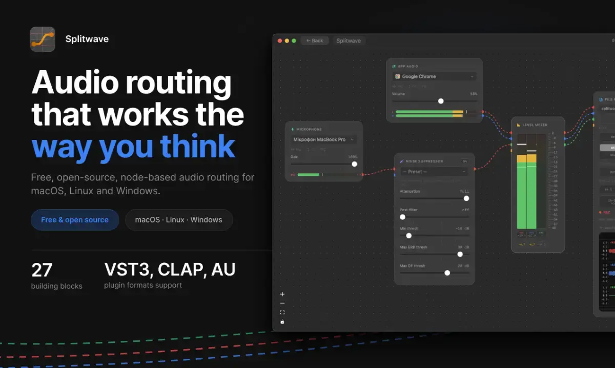 Splitwave screenshot 1