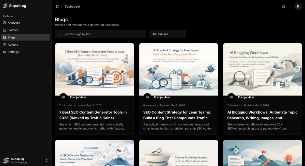Supablog screenshot 4
