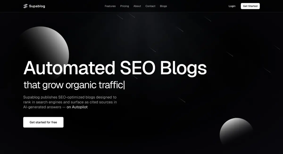 Supablog screenshot 2