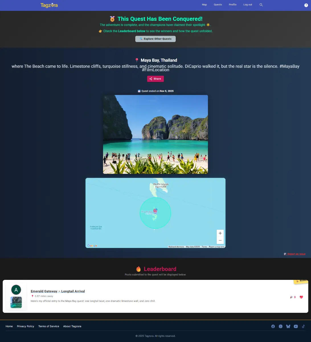 Tagzora screenshot 2