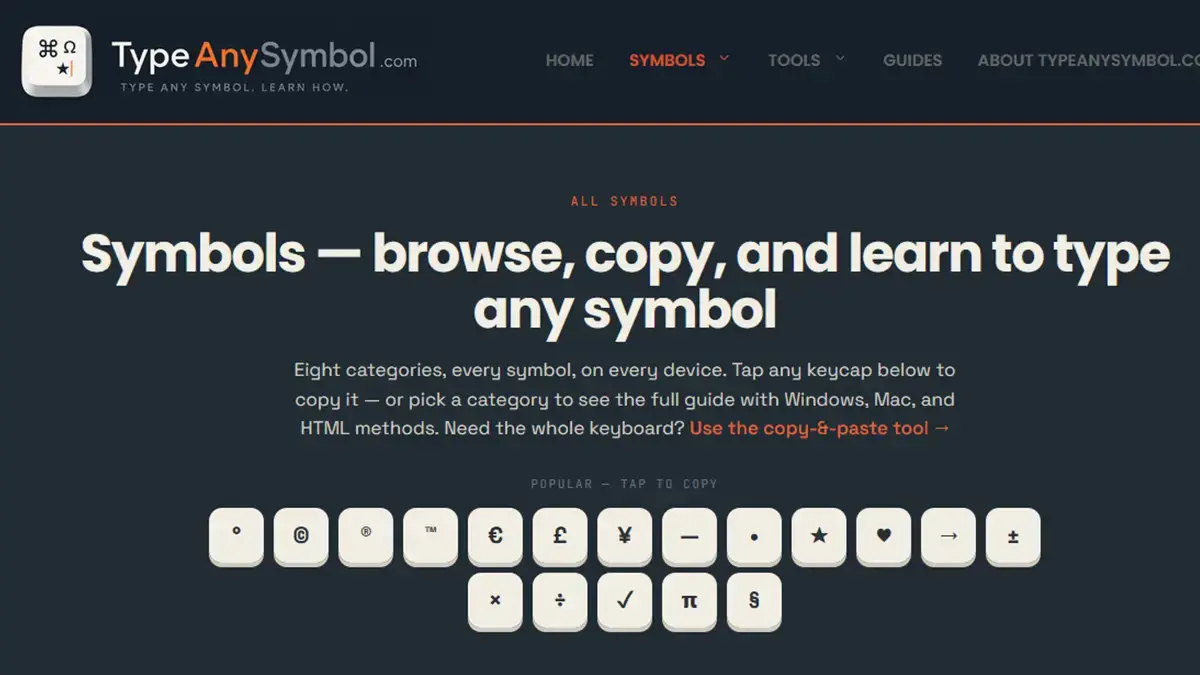 TypeAnySymbol screenshot 3