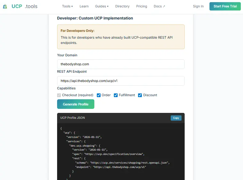UCPtools screenshot 4