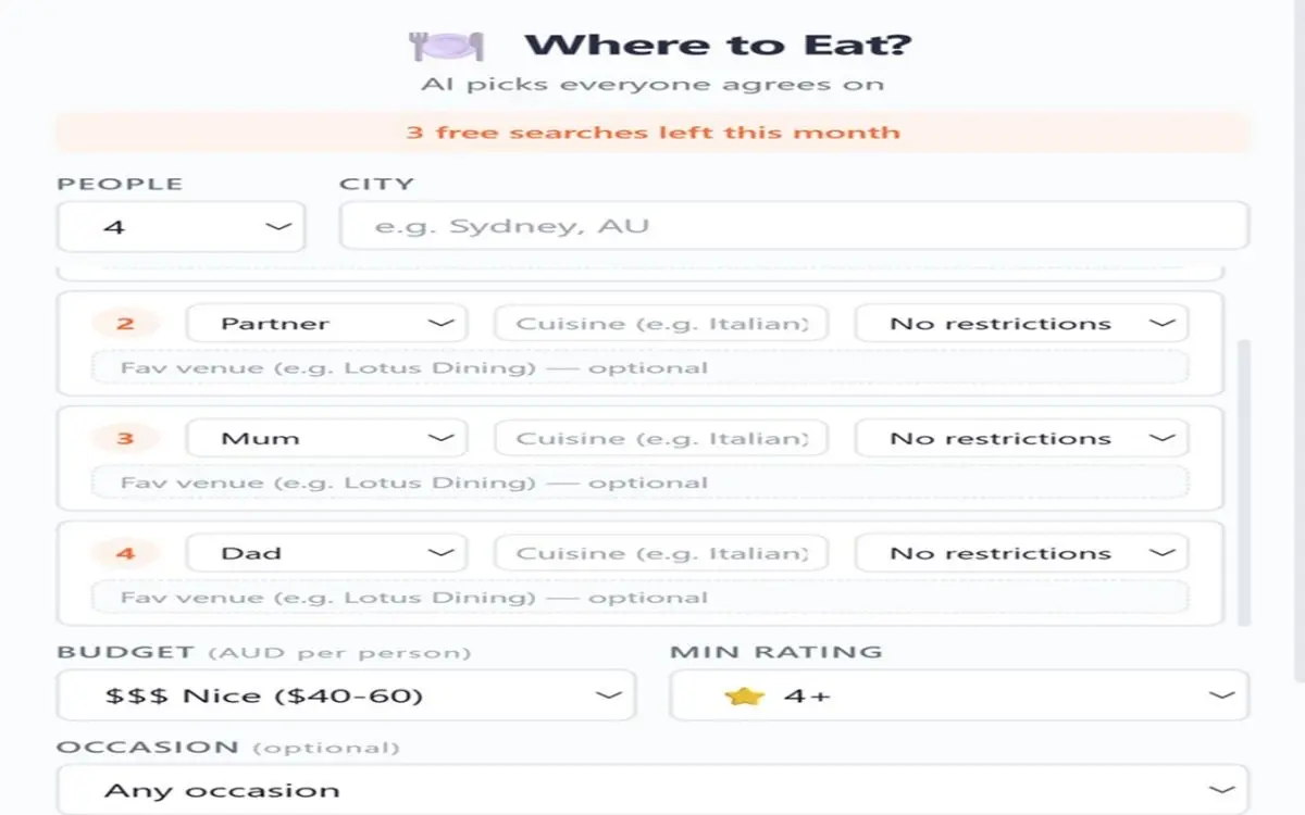 Where to Eat? screenshot 2