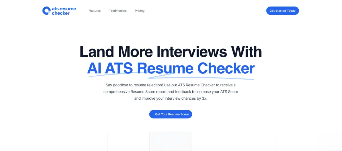 ATS Resume Checker screenshot 1