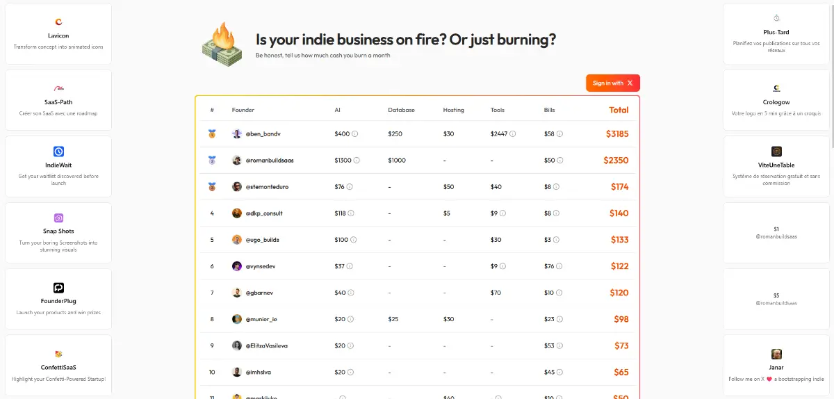 BurnCash screenshot 1
