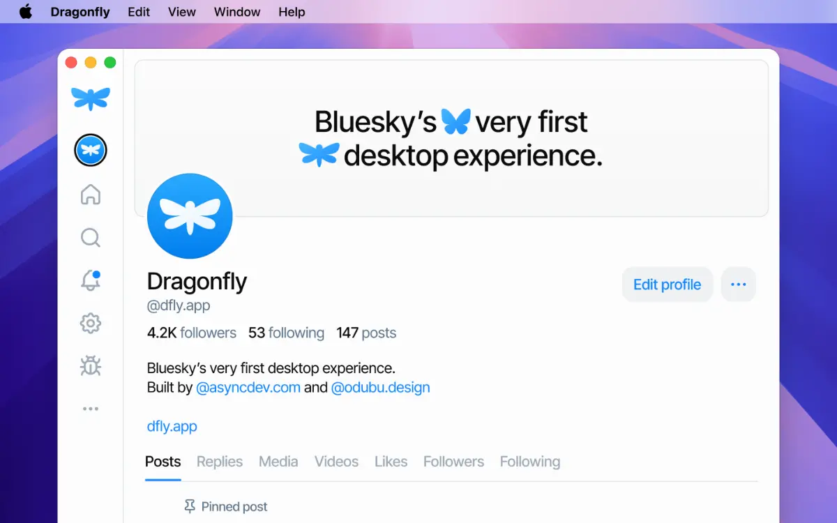 Dragonfly screenshot 1