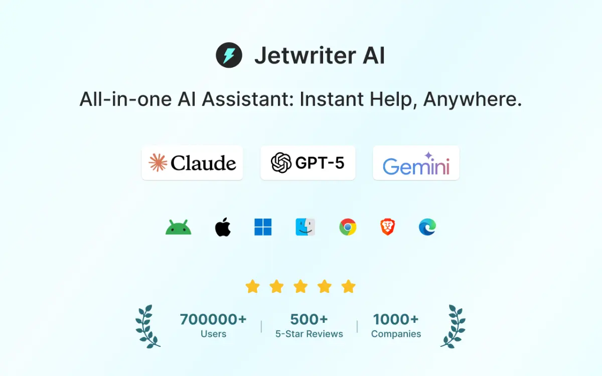 Jetwriter AI screenshot 1