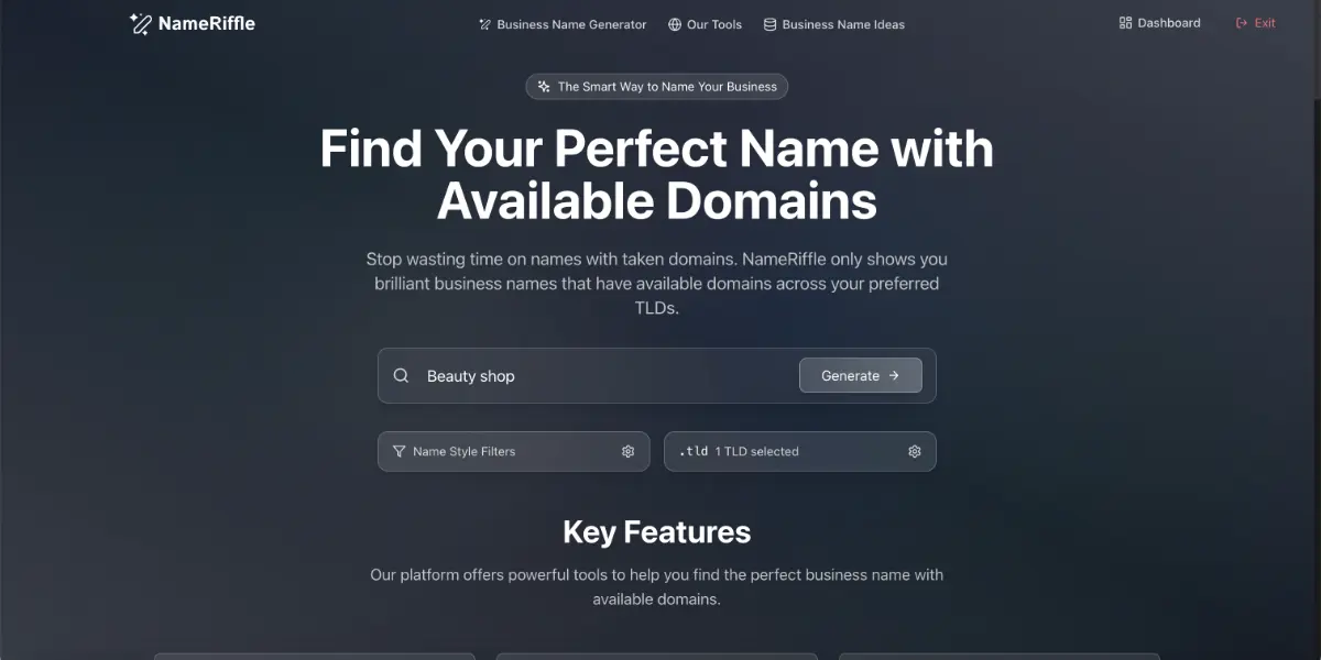 NameRiffle screenshot 1